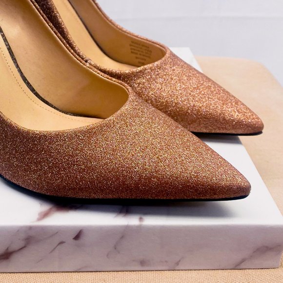 Women's Ombre Pink Sparkle Heels Black Prom Stiletto Pump CARVELA KURT GEIGER 7 - Picture 13 of 13